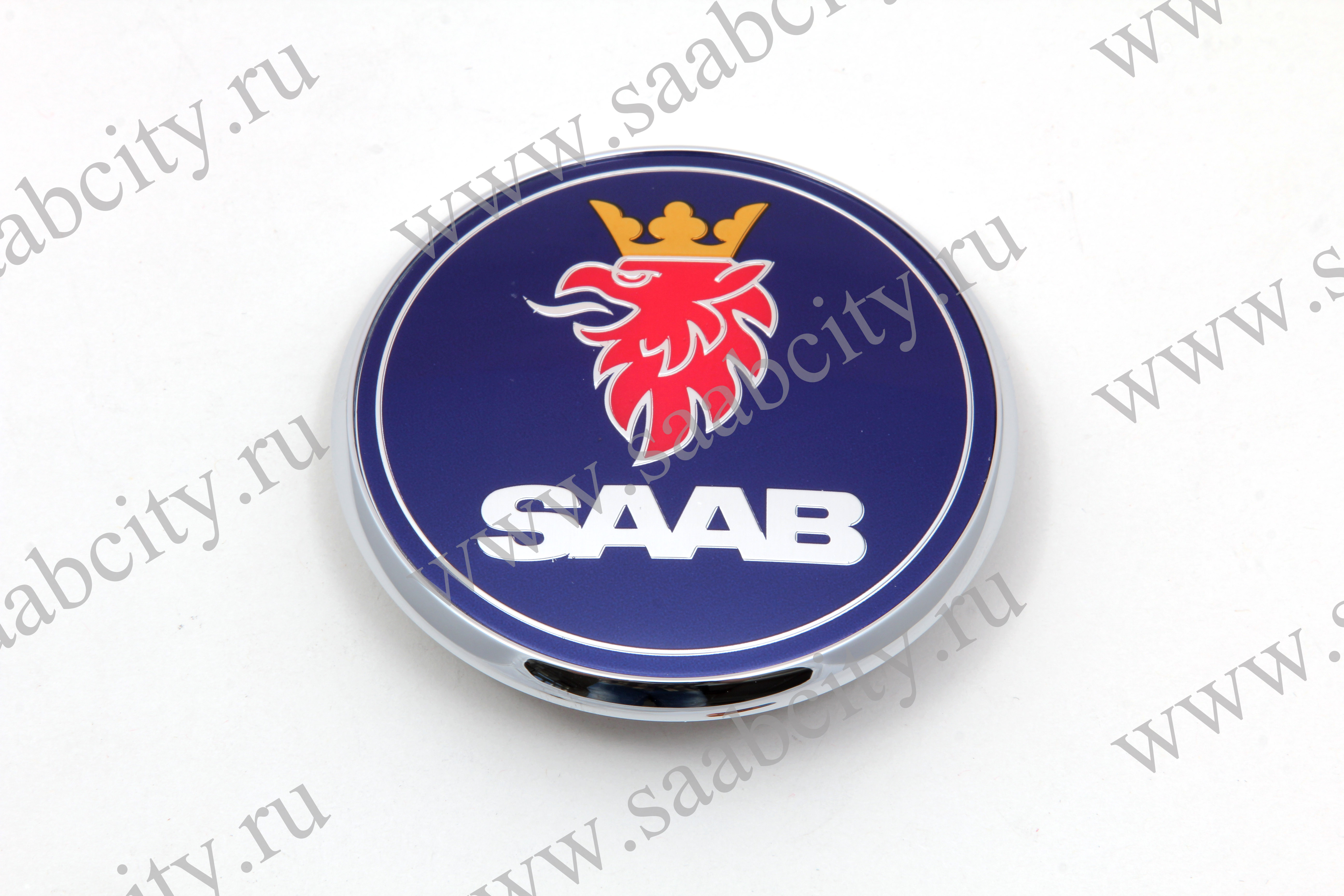 Эмблема капота Saab 9-5 ; 9-3 Sport Sedan  2003>>  "SAAB" ( =12785870; 5289905; 12769686)