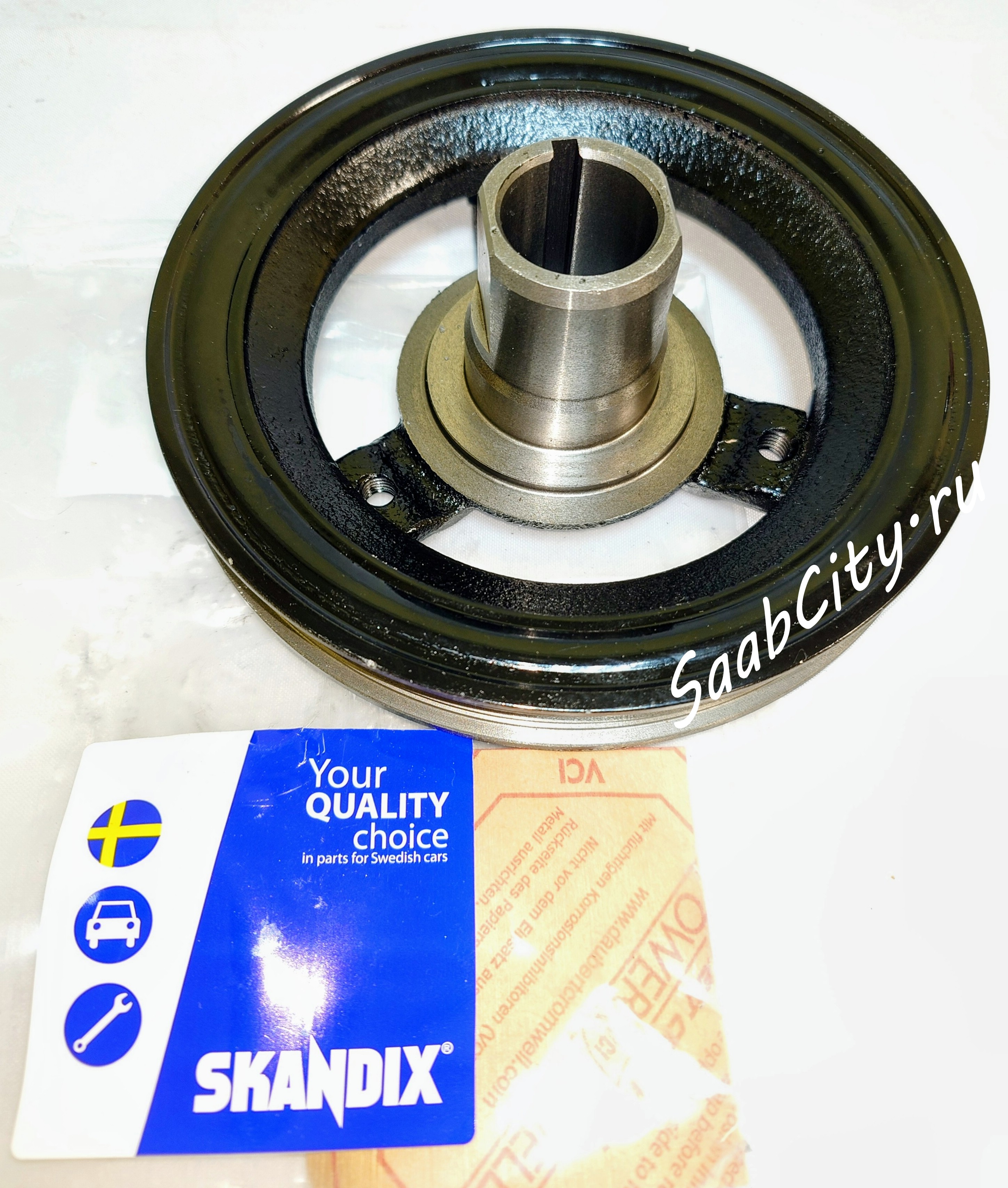 Шкив коленвала SAAB 9-3 SS B207 все 2003-2011г.в. (SKANDIX)